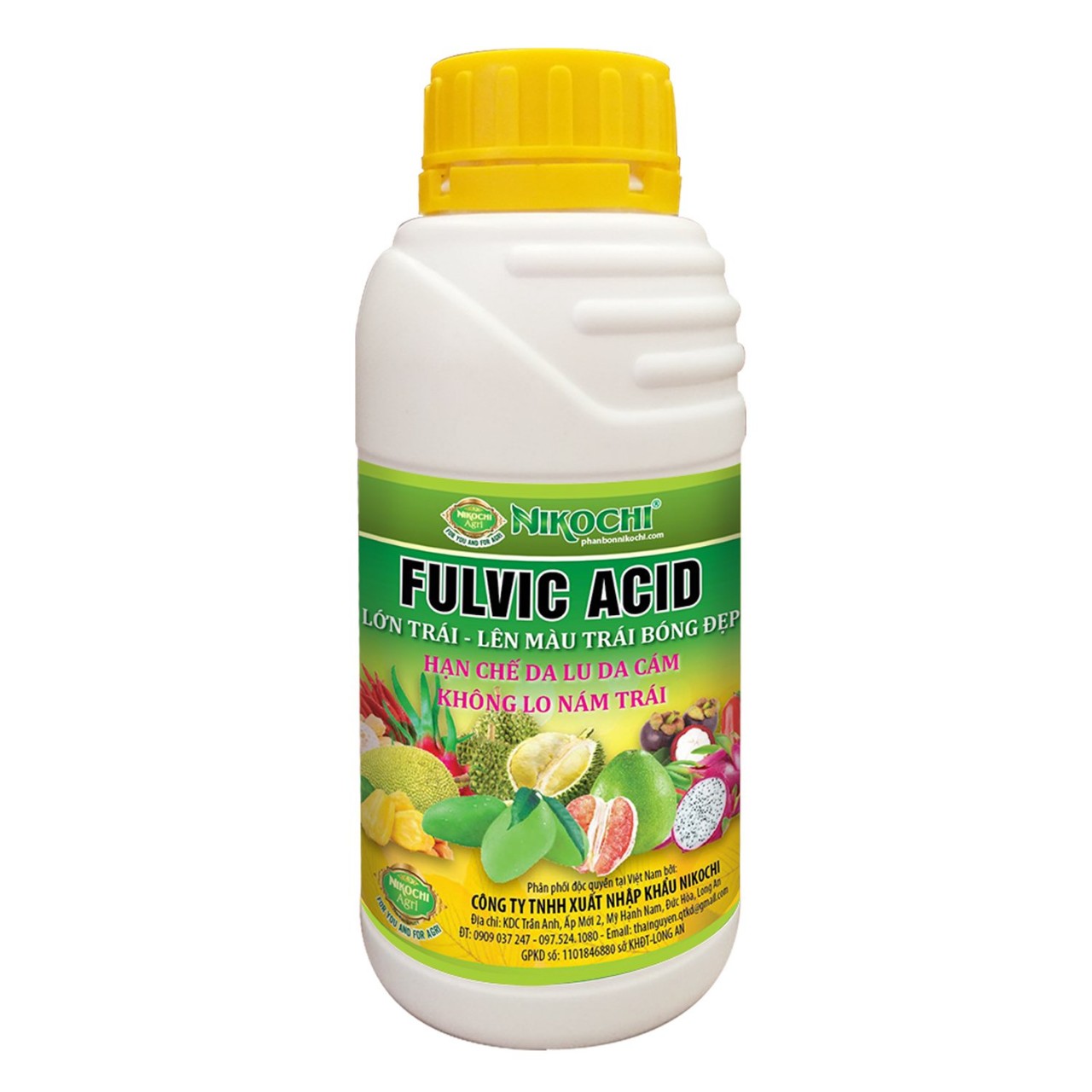 Fulvic Acid - 500ml - Lớn trái, lên màu - đẹp mã - bóng trái, Bong da lu da cám