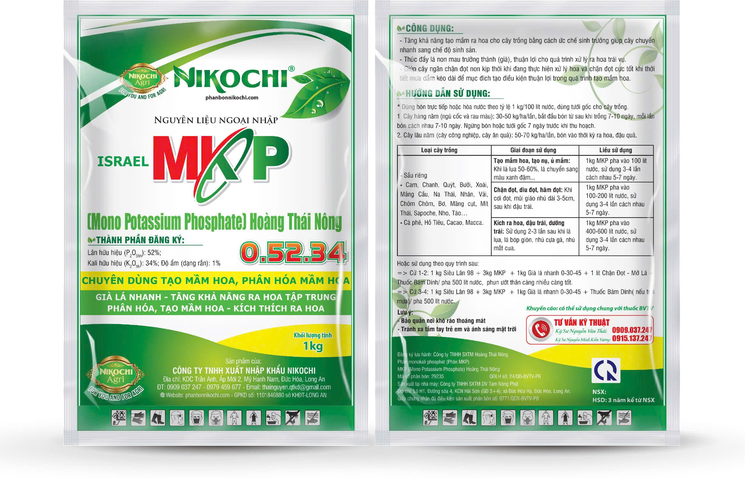 MKP 0-52-34_Tạo Mầm Hoa, Ra Hoa Đồng Loạt