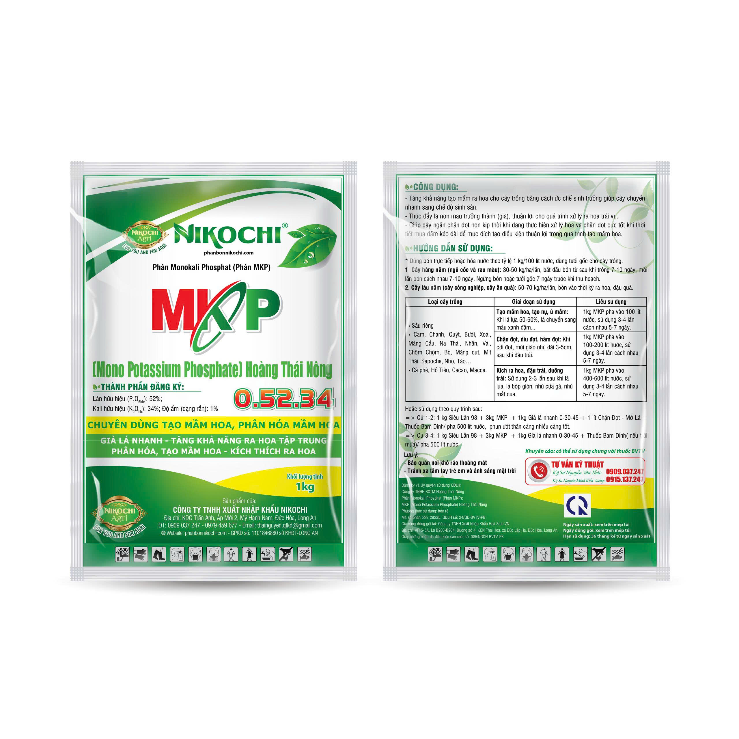 MKP 0-52-34_Tạo Mầm Hoa, Ra Hoa Đồng Loạt