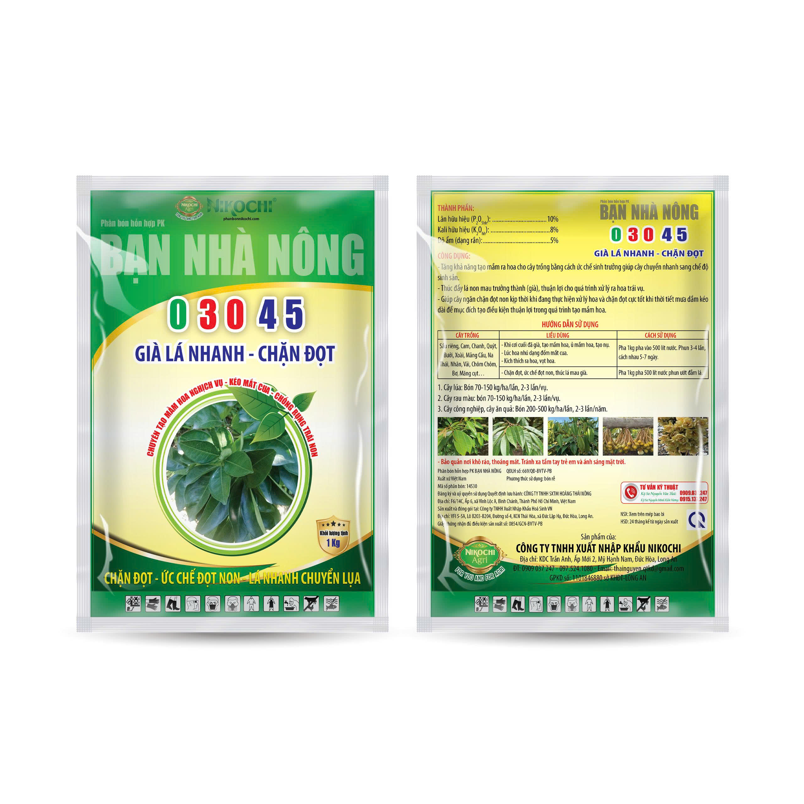 Già Lá Nhanh 0-30-45 _ CHặn đọt, già lá