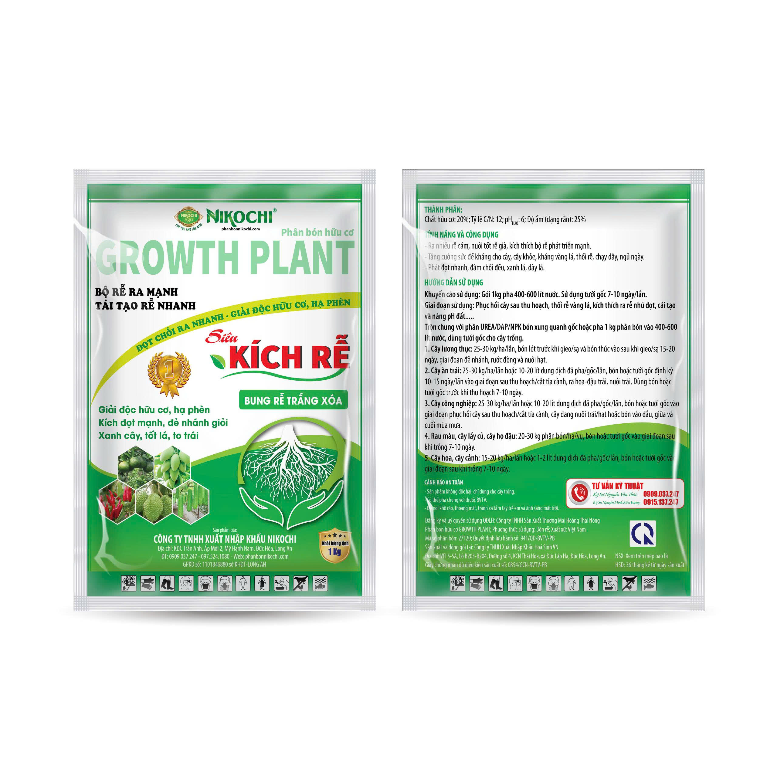Siêu kích rễ_ Gói 1kg_ Ra rễ cực mạnh